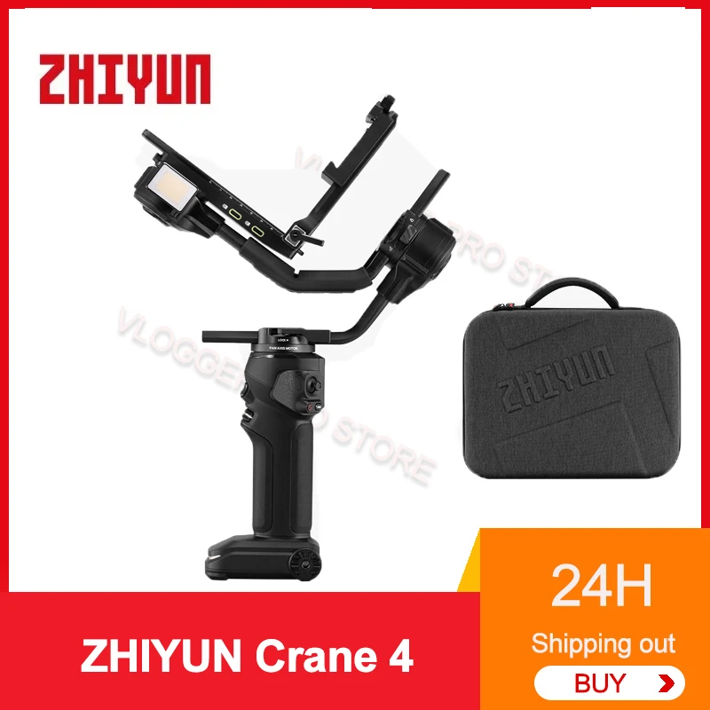 Фото ZHIYUN Crane 4, стабилизатор подвеса для камеры, 3-осевой ручной подвес, заполняющий светильник для камеры Canon DSLR, портретная съемка №1