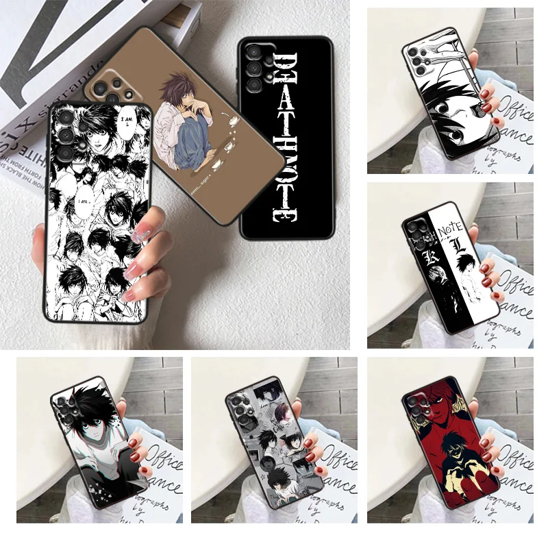 

Anime Manga Death Note Ryuk Phone Case For Samsung A22S A22 A21S A14 A13 A12 A11 A04S E A03S A02S A01 Core Black Soft Cover