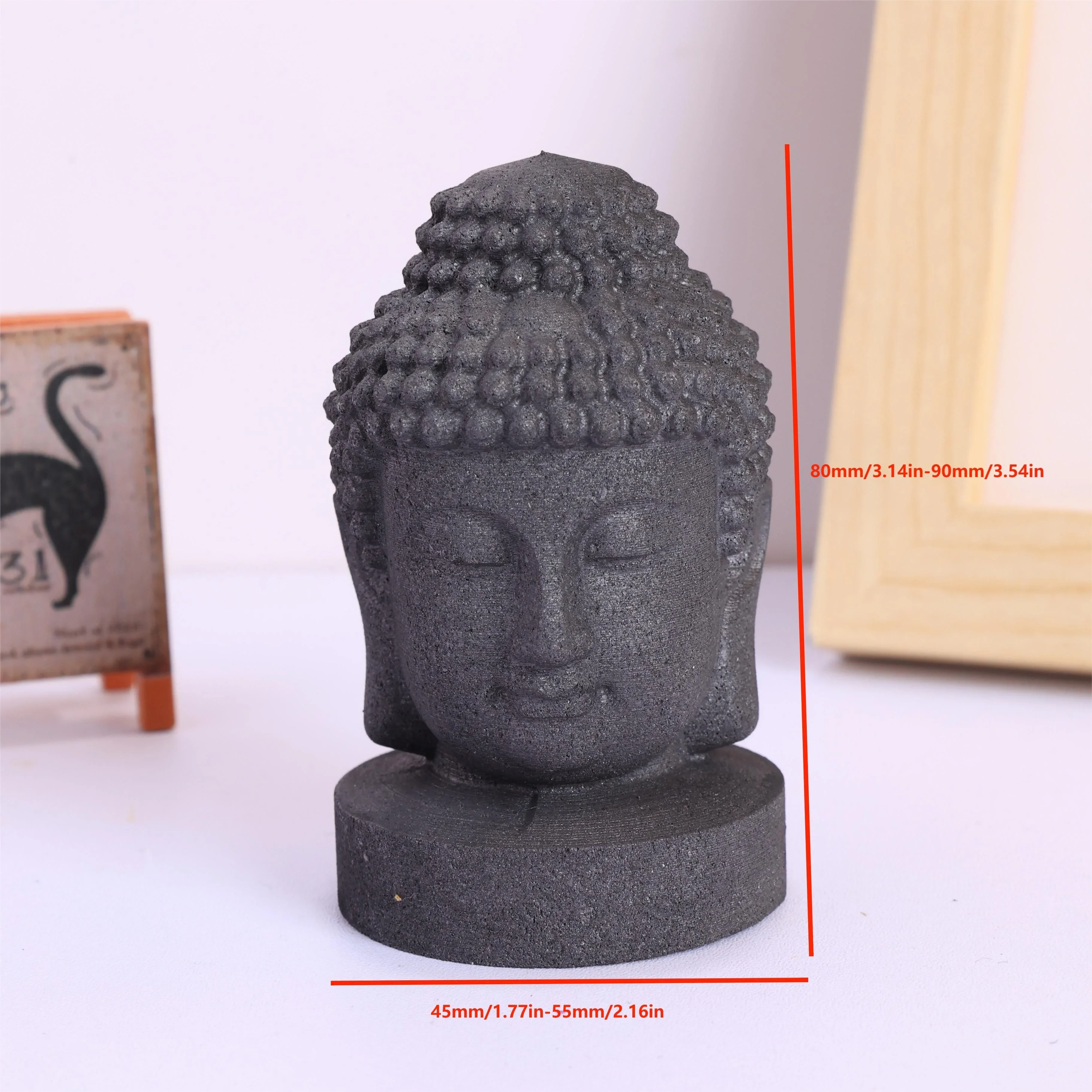 Натуральный шунгит будды религиозный для балансировки дзен декор заботливый