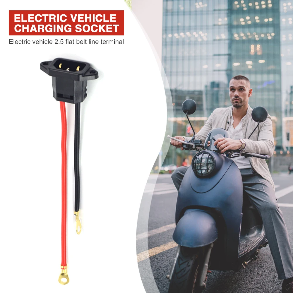 

E-bike Car Plug Socket Charger Wire Connector Electric Lightweight Interface Electric Vehicle Cable Element Decoration