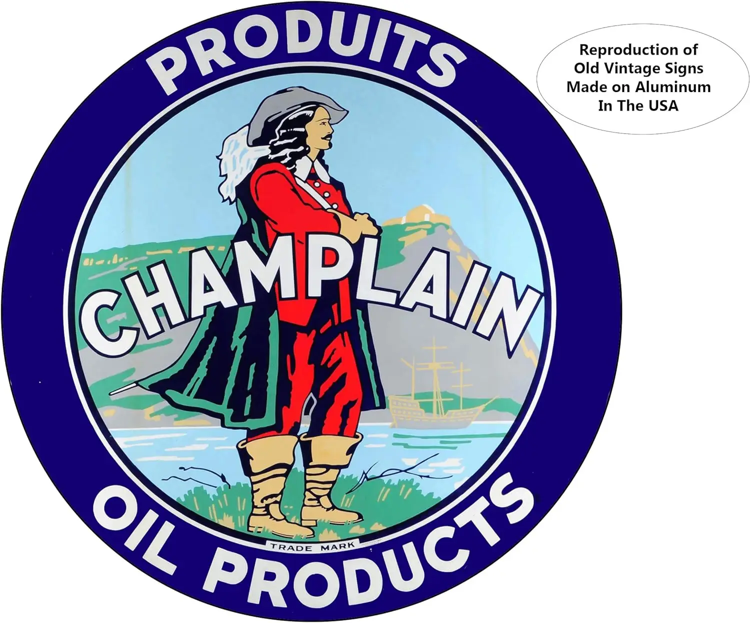 Винтажная репродукция газовых знаков винтажные металлические знаки круглая