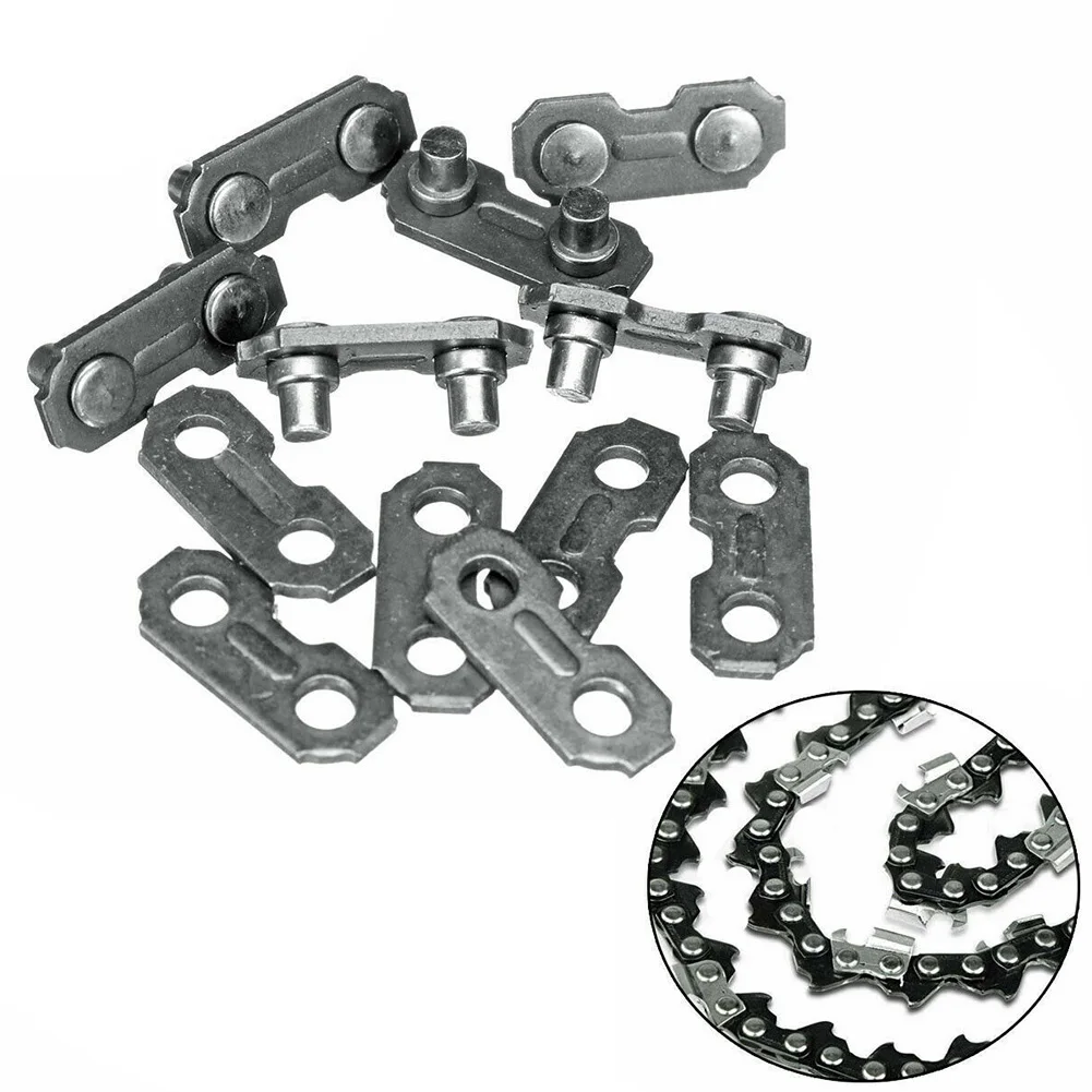 

Chainsaw Chain Joiner Links 3/8 0.063 6pcs Accessories Black Chain Saw