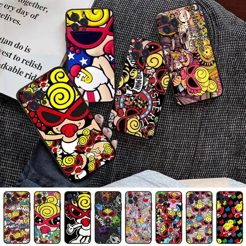 

Japan Fashion hysteric mini Phone Case for iphone 14 13 12 11 Pro Mini Xs Max 8 7 6 Plus X XR Se 2020 Soft Silicone Cover