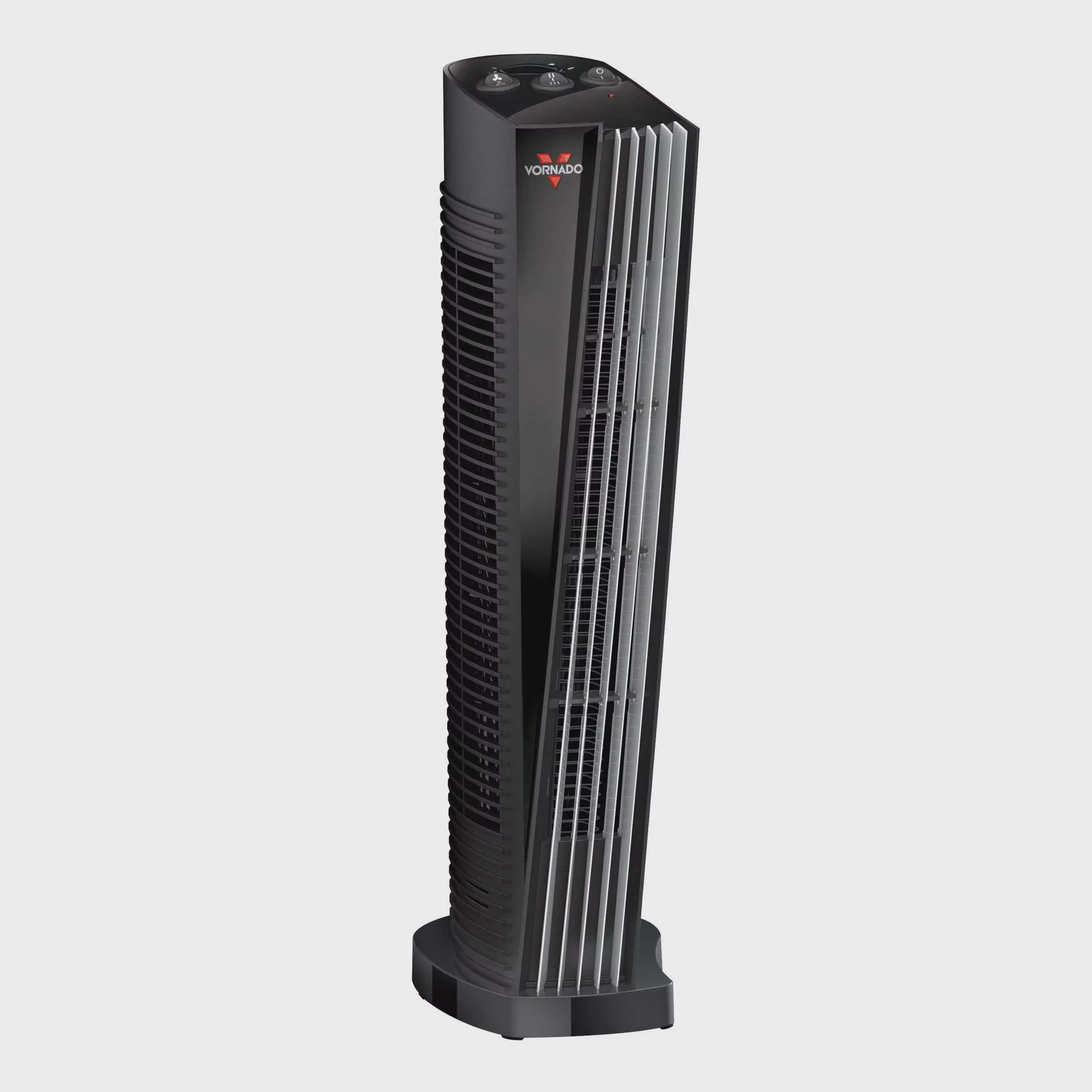 TH20 Whole Room Tower Space Heater, 3 Heat Settings, Black