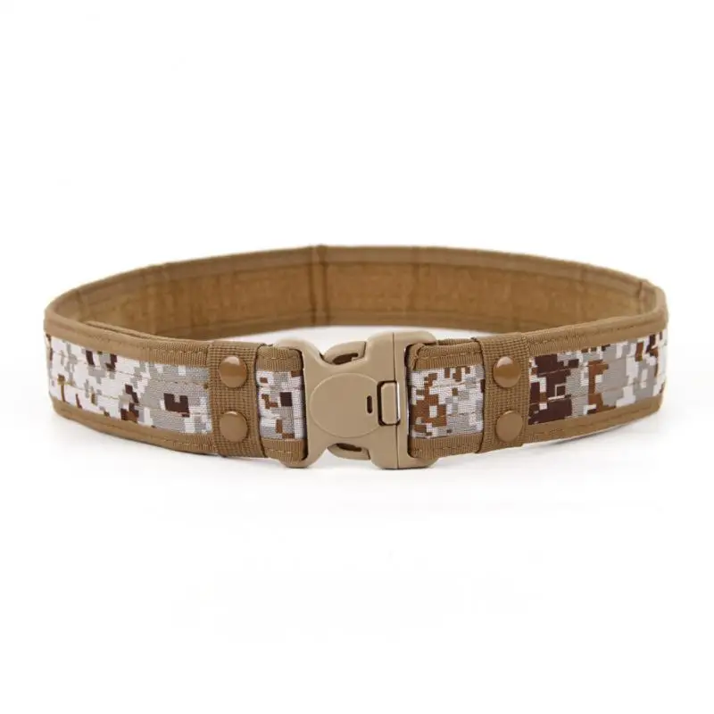 

Lengthened And Thickened Tactical Belt Men's Plastic Buckle Wear-resistant Canvas Belt 5cm Wide Wrapped Practical Outdoor Belt