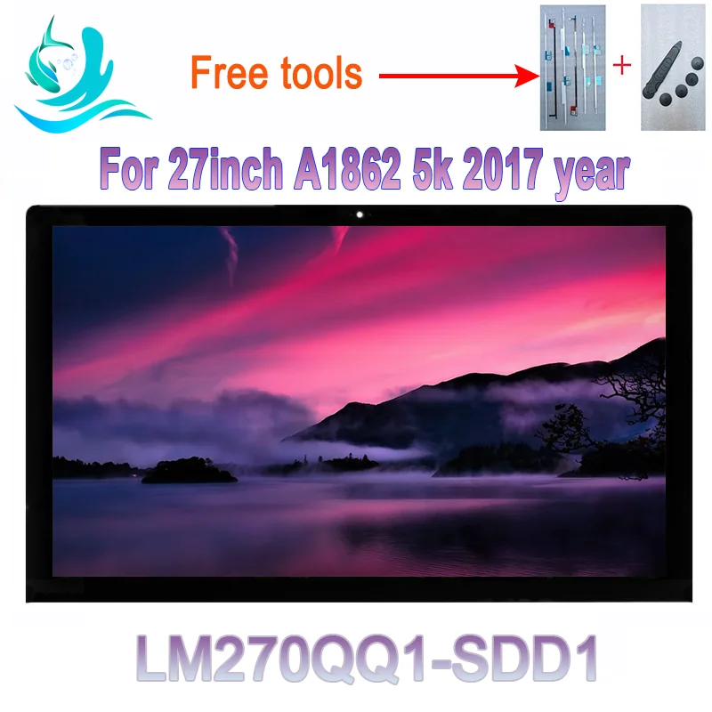 Оригинальный LM270QQ1-SDD1 LM270QQ1 SDD1 Для iMac Pro A1862 27-дюймовый 5K 2017 год 5120X2880 EMC 3144 MQ2Y2 ЖК-экран HBM2
