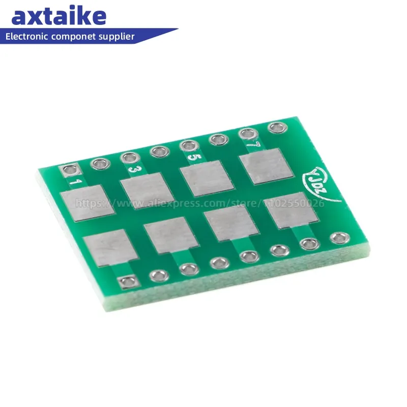 

10PCS 2512 1812 1210 1206 SMA SMB SMC to DIP PCB Transfer Board DIP Pin Board Pitch Capacitance Resistance Adapter plate Convers