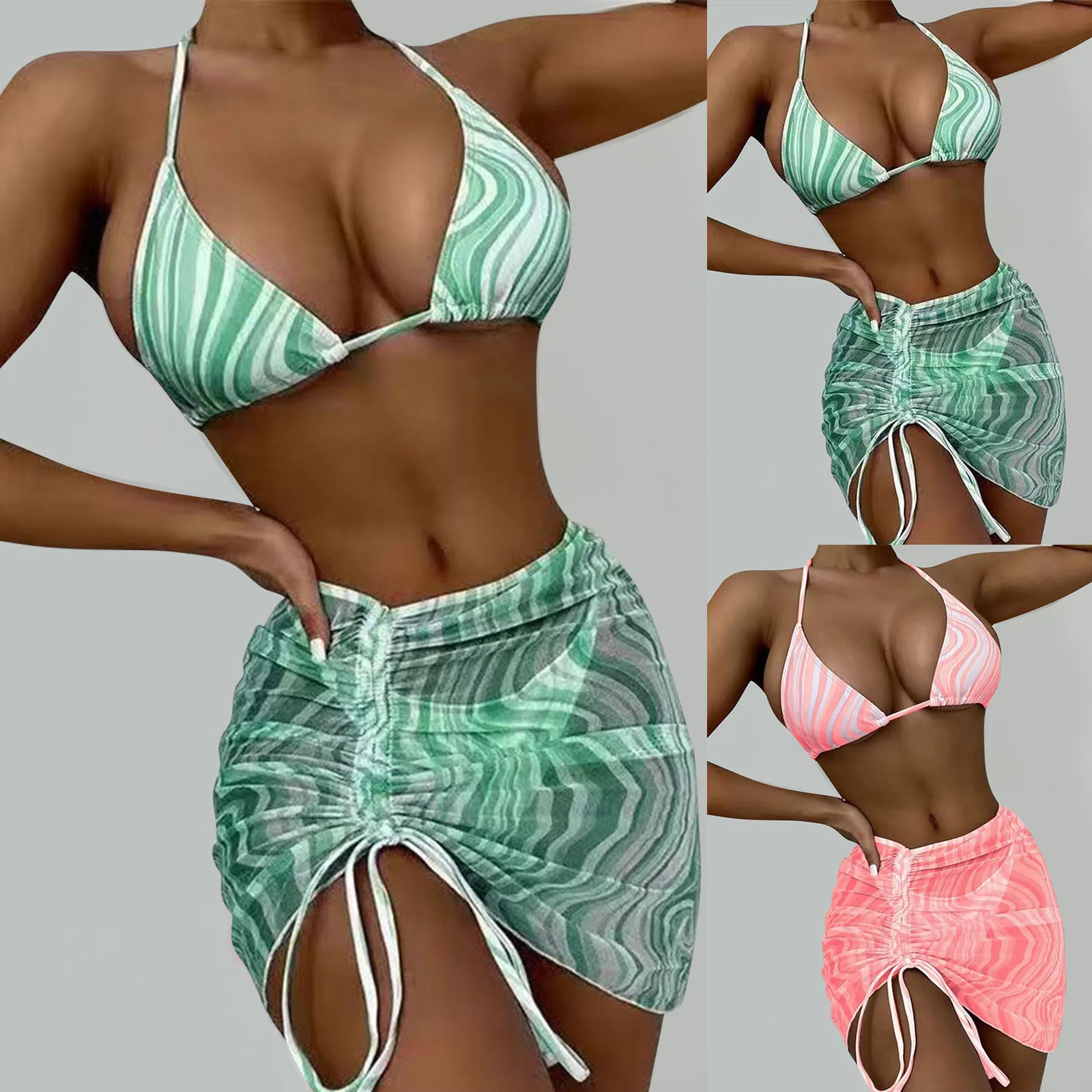 

Womens Swimwear Cover Ups Sexy Open Front Beach Bikini Swimsuit Kimono Cardigan Cover Up Retro Swimsuits for Women