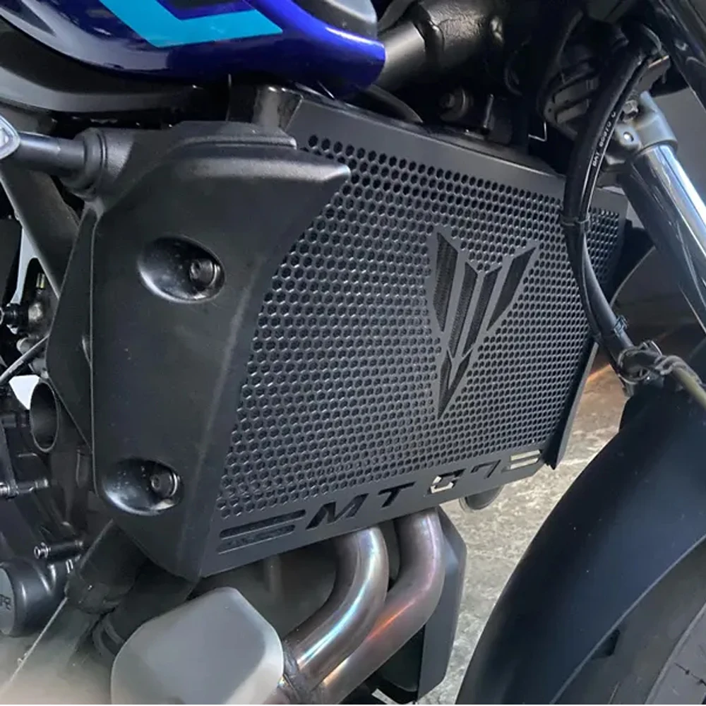 Фото MT07 MT-07 мотоциклетная решетка радиатора с ЧПУ, защитная крышка для YAMAHA MT 07 FZ-07 FZ07 2017 2018 ~ 2021 2022 2023 2024 2025 №3