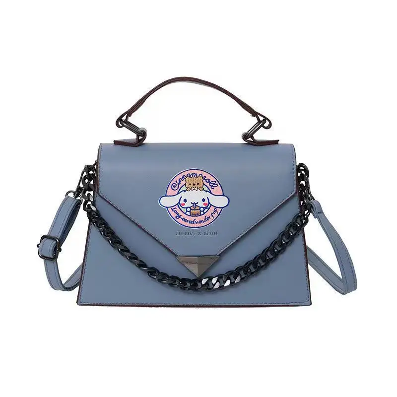 

Женская сумка в стиле аниме Cinnamorroll, милая мультяшная сумка через плечо Sanrio Kuromi, новинка 2023, модная сумка-мессенджер в стиле Ins, подарок