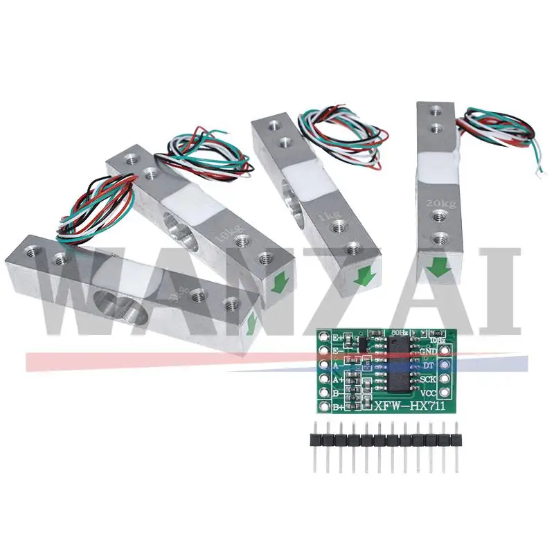 Весоизмерительная ячейка 1 кг 5 10 20 HX711 AD модульный датчик веса электронные весы