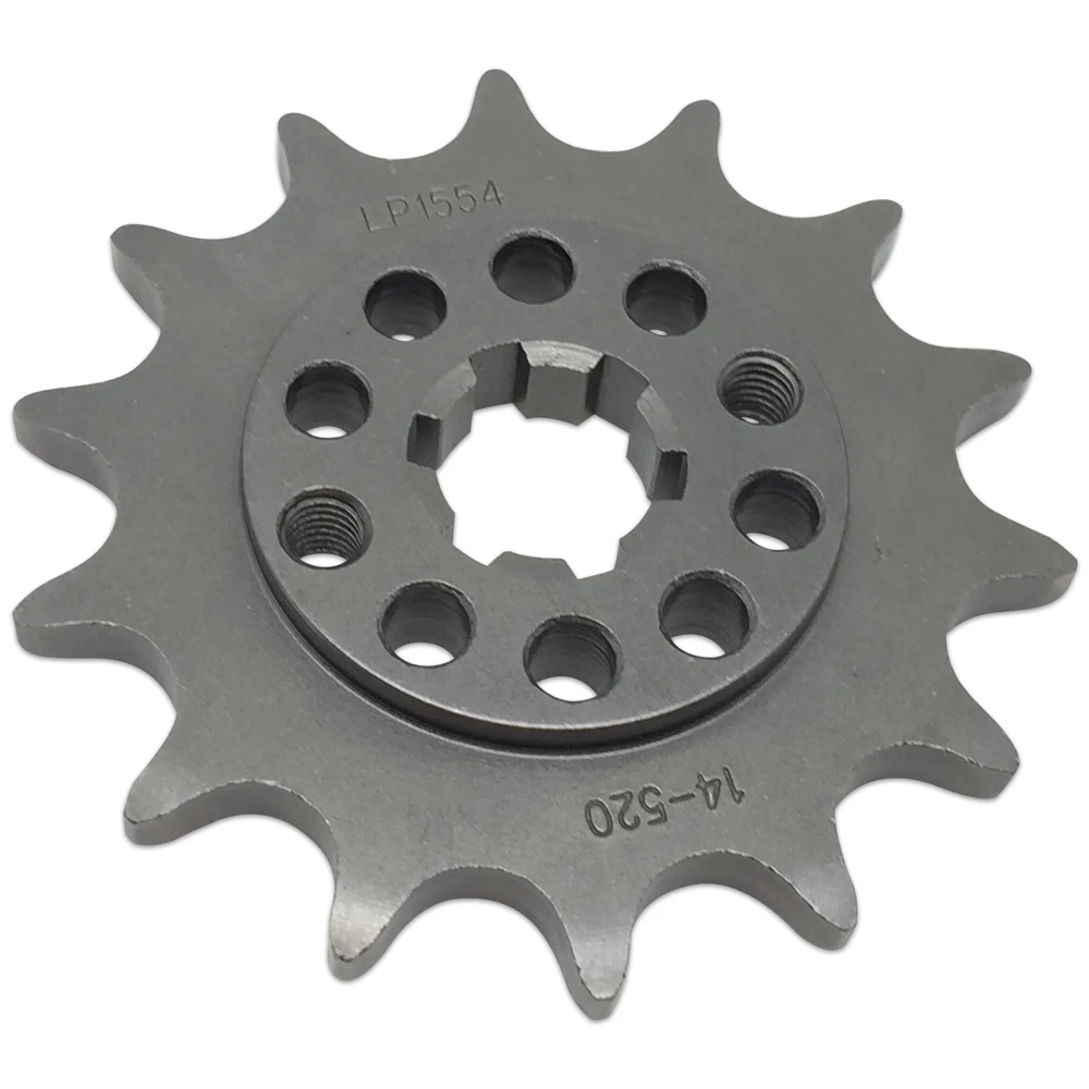 Передняя Звездочка для мотоцикла 520 13T 14T для Hyosung GT250R Sport 2004-2008 GT250 Comet 2006-2010 GT250i 2011-2015 GT250R 2009-2015