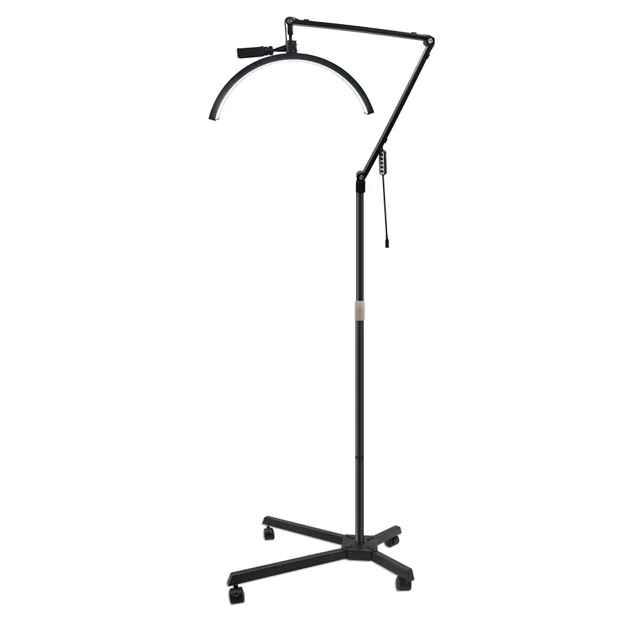 Лампа в форме полумесяца для ресниц с колесом 36 Вт световое кольцо фотосъемки