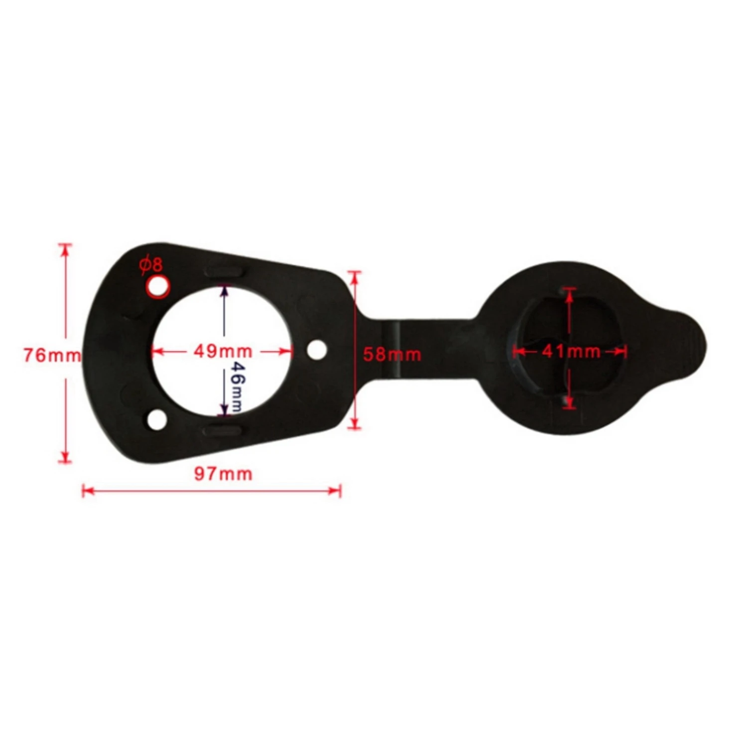 2 шт. прокладка кронштейна для удочки и комплект прокладок подходит держателя