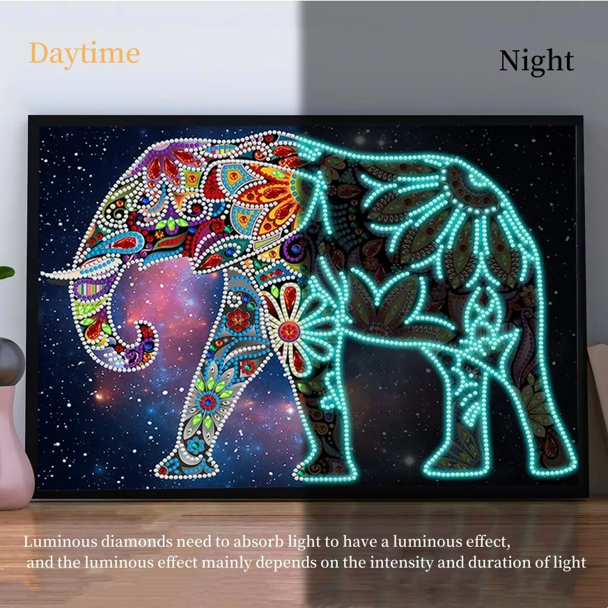 

5D Diamond Painting New 2023 Skull Noctilucent Handmade DIY Diamond Painting Living Room Upholstery Mosaic Home Decor