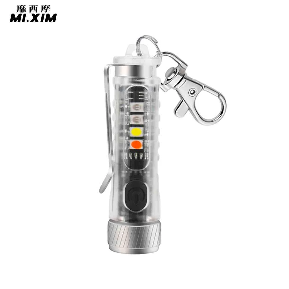 

UV XPG2 LED Mini Flashlight Keychains 395nm Pocket Torch for Outdoor Camping