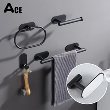 Bath Towel Bar 304 Stainless Steel Towel Rack Towel Ring Toilet Paper Holder Brushed Gold Bathroom Hardware Accessories Set