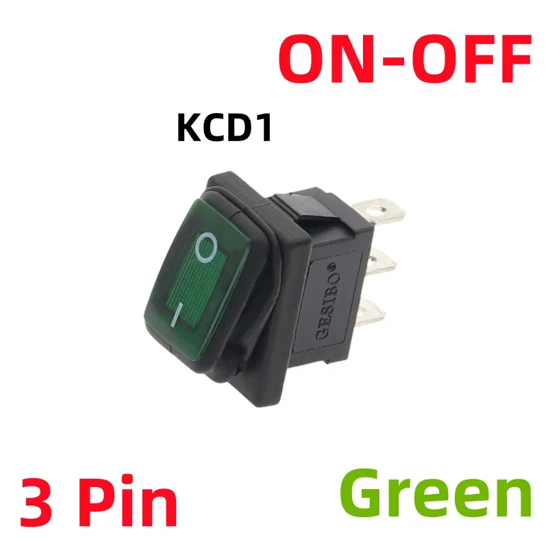 

1 шт. KCD1 водонепроницаемый переключатель 10A/250 В IP67 3PIN 12 В/220 В светодиодный кнопочный переключатель кулисный переключатель типа лодки ВКЛ-ВЫКЛ ВКЛ-ВКЛ-ВКЛ-ВКЛ