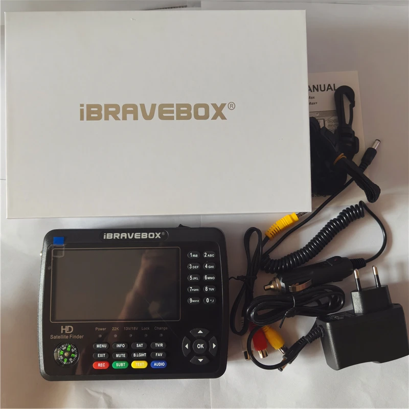 Фото V10 Finder Max+ DVB-S2/S2X измеритель сигнала спутниковой связи с поддержкой AHD CCTV H.264/H.265(10 бит) 1080P, 4.3-дюймовый LCD-дисплей, аналог V8 Finder. №4