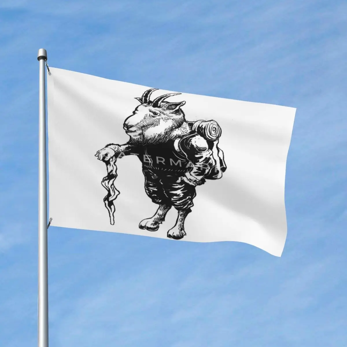 

Горная Коза Ram Mountaineer декор с флагами полиэстер материал для улицы газон яркие цвета Flowy