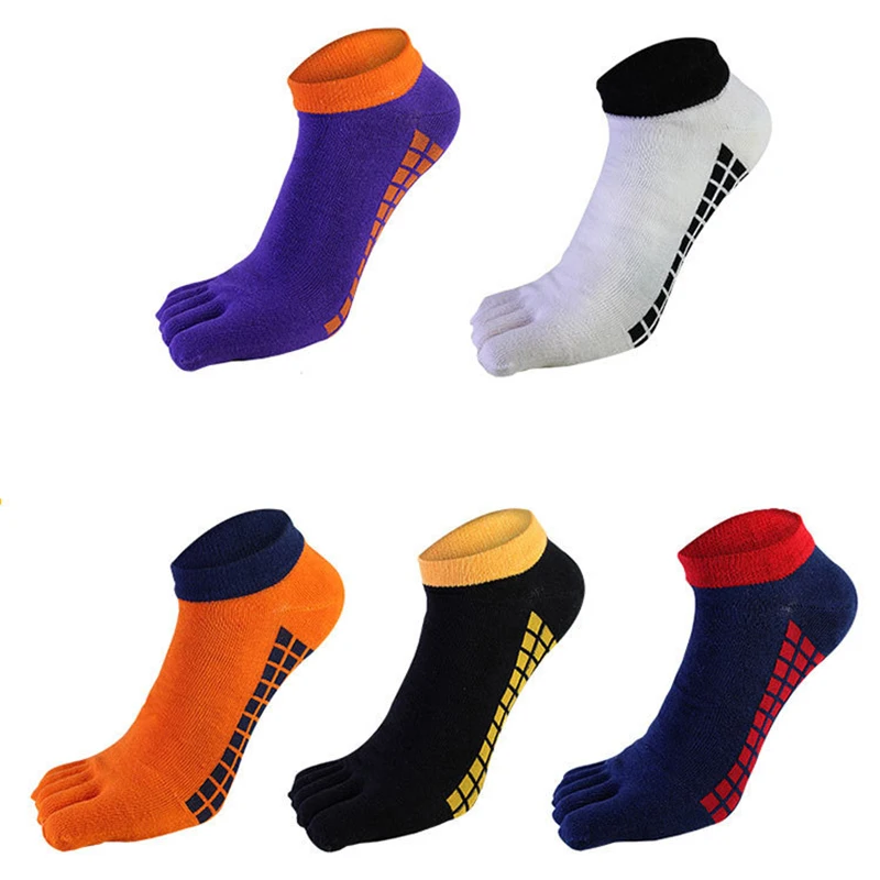 

Men's Summer Toe Socks Cotton Comfortable Five Fingers Socks Solid Color 1 Pair Casual Breathable Ankle Socks For Men