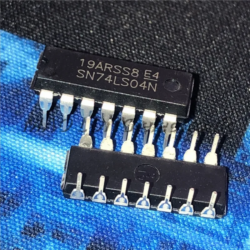 10 шт./лот SN74LS04N DIP14 SN74LS04 DIP 74LS04N 74LS04 DIP-14 HD74LS04P Новый и оригинальный IC в наличии