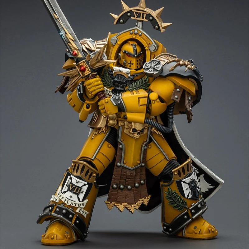 Коллекционная фигурка JOYTOY Warhammer Imperial Fists Legion Praetor в броне Терминатора Тартароса, модель для декора рабочего стола (art.: 3920daa72c49e) - 3920daa72c49e