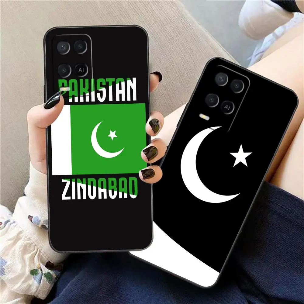 

Case For OPPO A94 A93 A83 A79 A78 A76 A74 A73 A71 A59 A57 A55 4G A53 5G A33 A17 A16 A15 Case The Emblem Of The Pakistani Flag