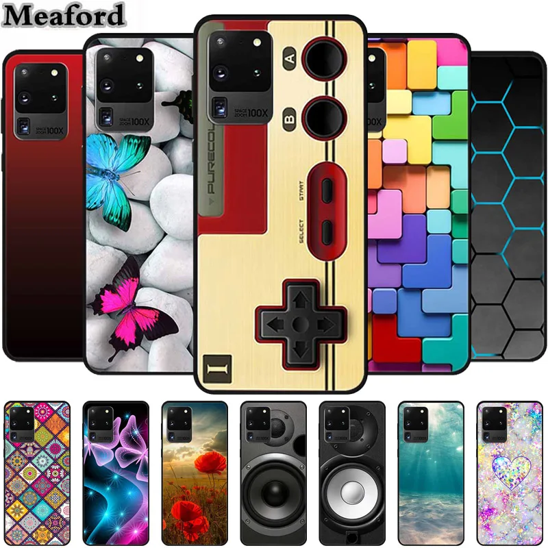 Чехол для Samsung Galaxy S20 Ultra 5G, роскошные мягкие силиконовые чехлы из ТПУ для Samsung S20 Ultra LTE 5G, противоударный Новый чехол