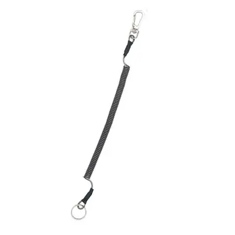 Пружинный брелок из нержавеющей стали