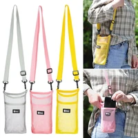 outdoor sport portable pouch camping supplies cup sleeve water bottle cover bottle case mesh bag