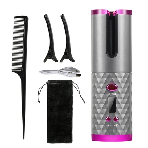 Беспроводные Автоматические щипцы для завивки волос, портативные перезаряжаемые щипцы для завивки волос, многофункциональные инструменты для стайлинга