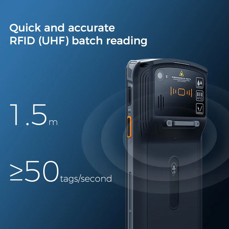 Портативный мобильный компьютер Urovo DT50D Android 9 4G NFC RFID портативный терминал для