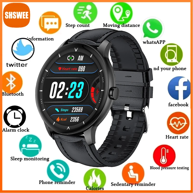

Color Screen Smart Watch Men Full Touch Fitness Tracker Ladies Blood Pressure Clock Smartwatch Women Sports for Xiaomi Huawei