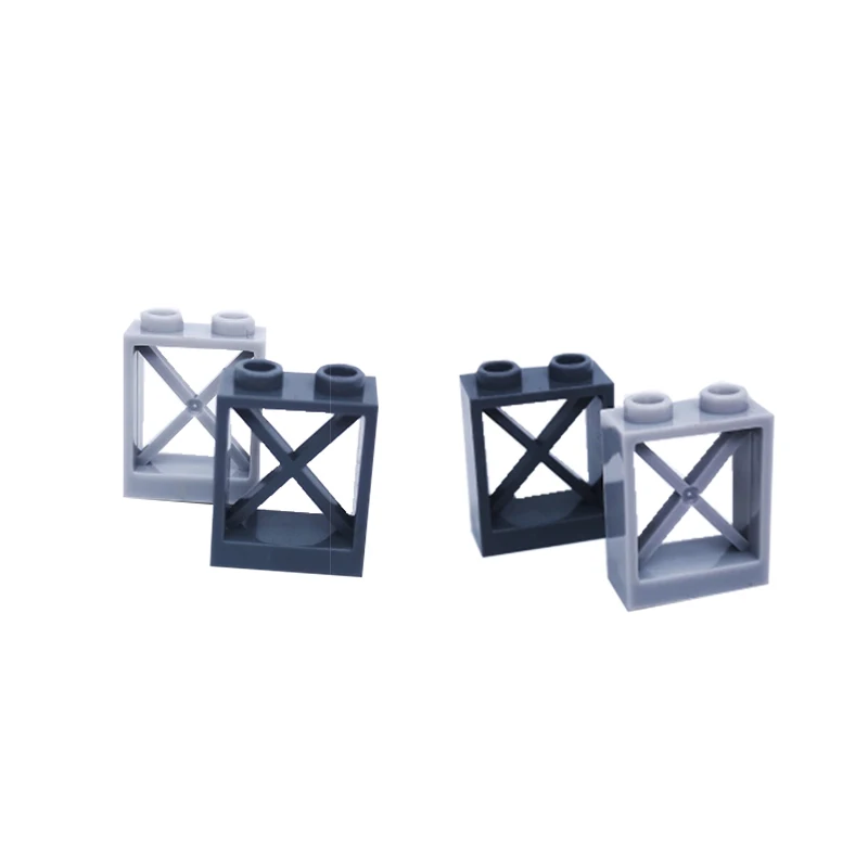 10 комплектов/лот окно рама 1x2x2 окна рама высокотехнологичные креативные строительные блоки модель детские игрушки DIY Кирпичи детали 60592