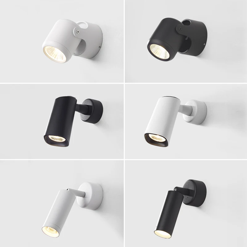 

Modern Minimalist LED Wall Lamp Bedside Sconces Lighting For Home Indoor Reading Bedroom Corridor Stair Spotlight Decor Lustres