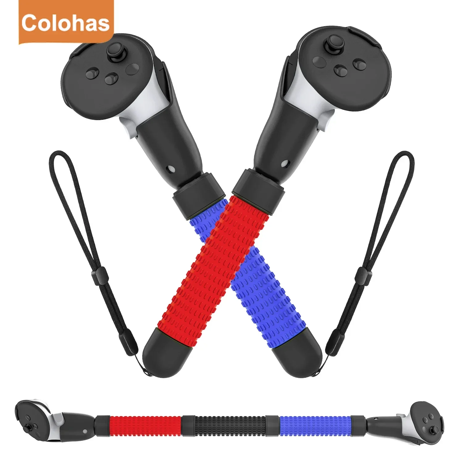 Контроллеры виртуальной реальности длинная ручка двойная для Meta Quest 3 меч