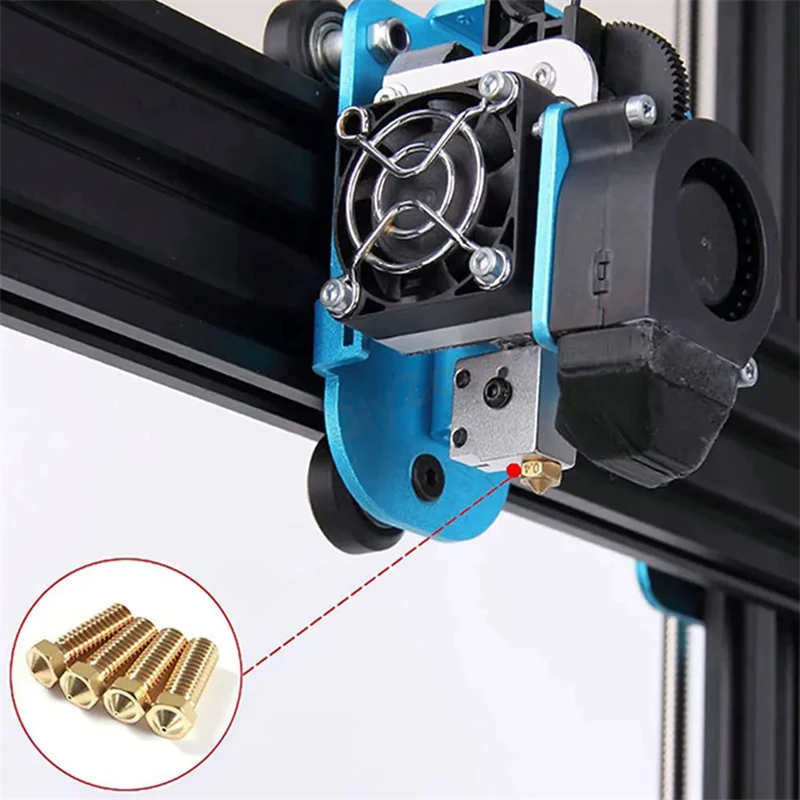 Насадки для 3D-принтера E3D V5 V6 латунные M6 0.2-1.0 мм