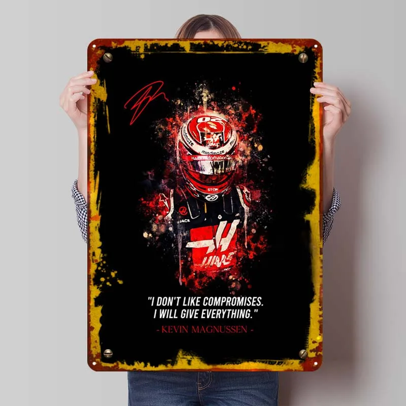 Жестяная вывеска Кевина Магнес спортивный постер декор для ванной комнаты