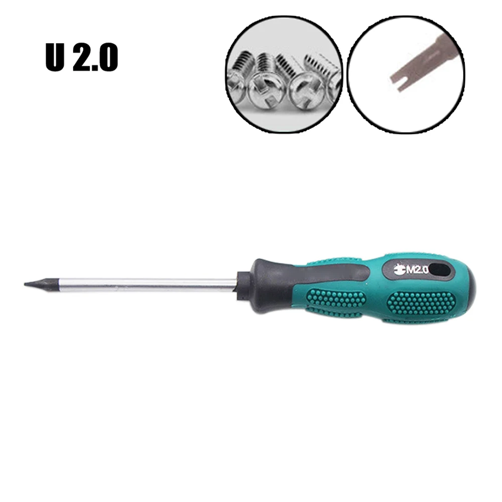 

Magnetic U-shaped Screwdriver 163mm U1.7 U2.0 U2.3 U2.6 Multipurpose Special Electrician Screwdriver Repair Hand Tool