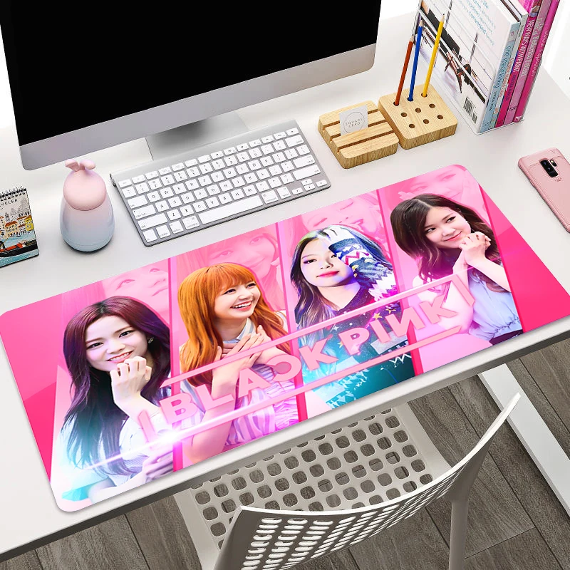 

Kpop-Blackpink Gaming Mouse Pad Gamer Computer Offices Mousepad Xxl Office Accessories Desk Mat Deskmat Mats Mause Anime Pc Mice