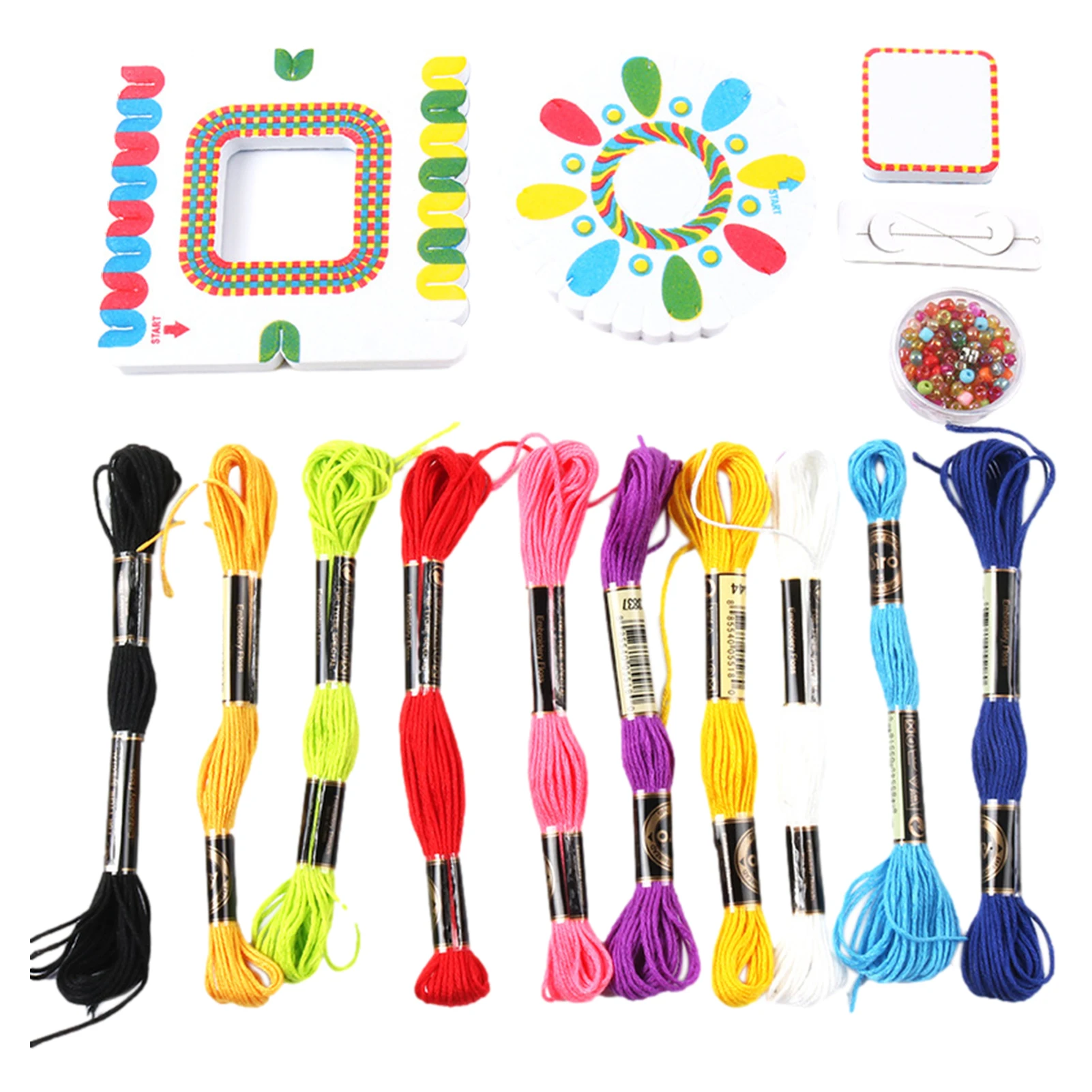 

Набор для изготовления браслетов дружбы, портативные ювелирные изделия «сделай сам», искусство, путешествия, активность, подарки, игрушки с...