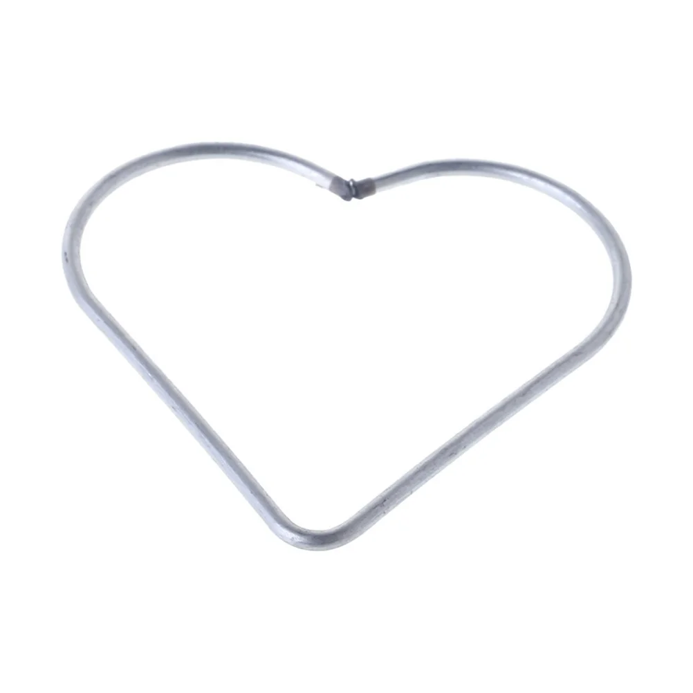 

Wreath Ring Heart Wire Dream Form Metal Catcher Macrame Frame Hoops Making Floral Hoop Rings Handmade Basketball Diy Jewelry Kit