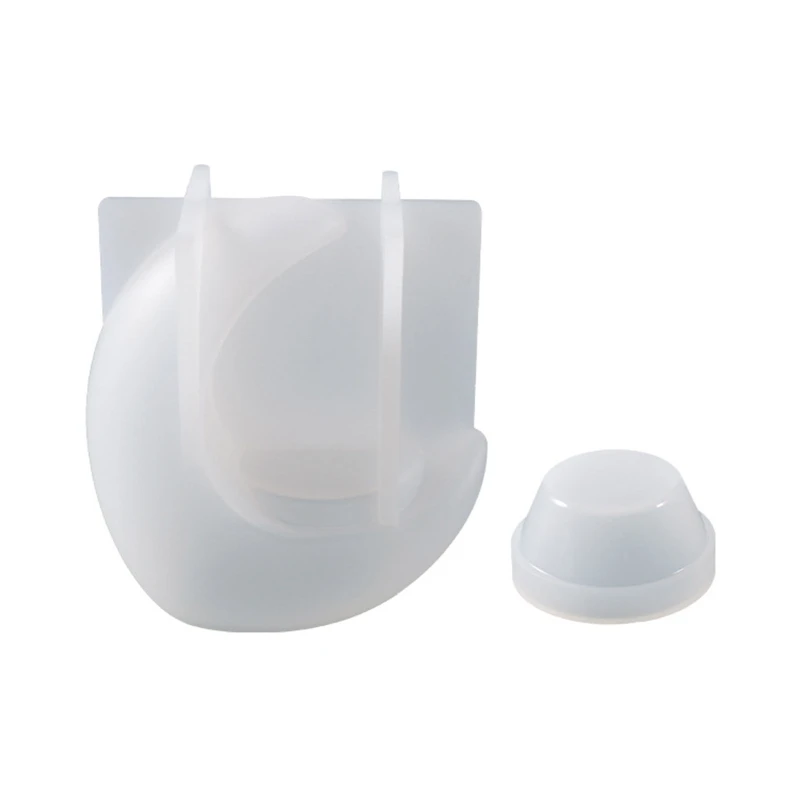 

Moon-shaped Mold Resin Casting Candle Holder Silicone Mold Suitable for Decor