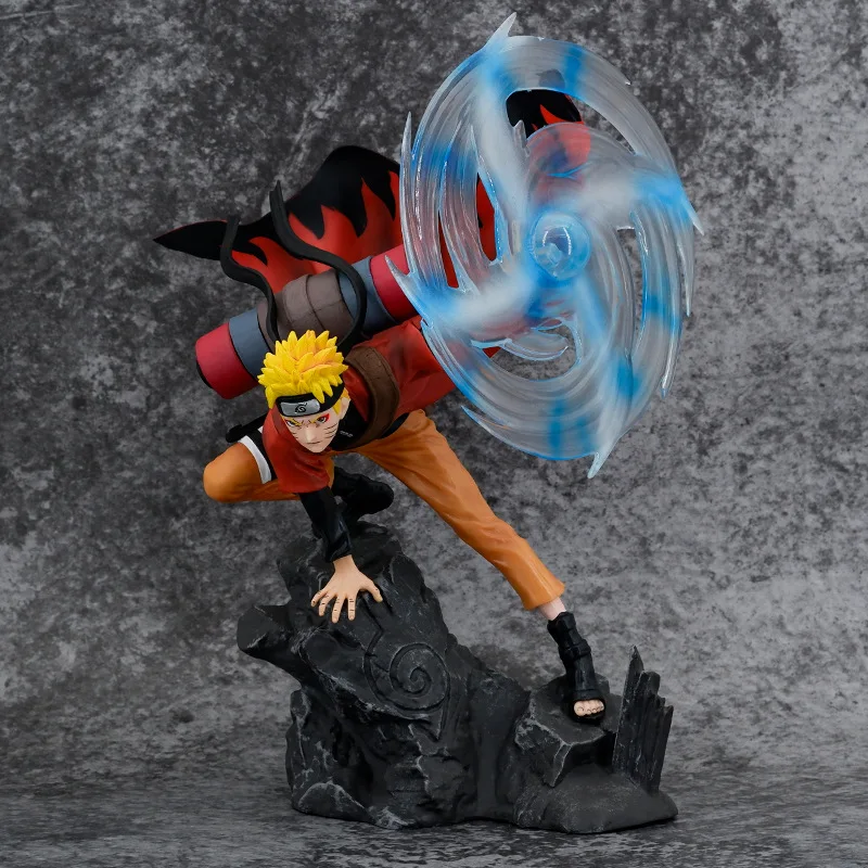 

32cm Janpanese Anime Uzumaki Naruto Action Figure Naruto PVC Collectible Figurine Toys New Tide Play Model for Children