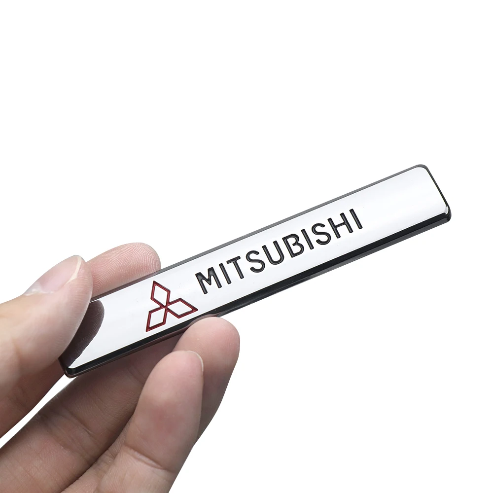 

3D металлическая полоса, наклейка для украшения кузова автомобиля, наклейка для Mitsubishi Ralliart Lancer EX Outlander 3Xl l200 Pajero ASX, аксессуары