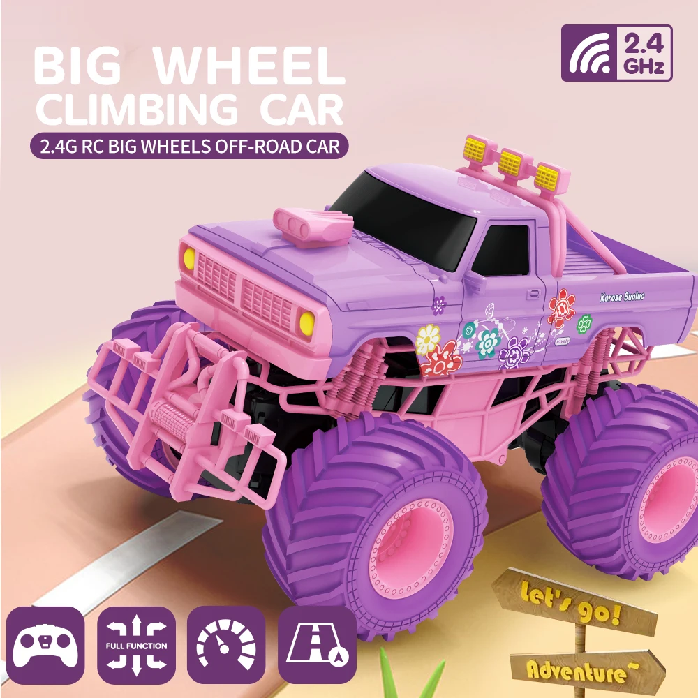 2.4g Radio Remote Control Cars Hummer Pickup Beetle Model Buggy Off-road Control Trucks Girls Toys For Children