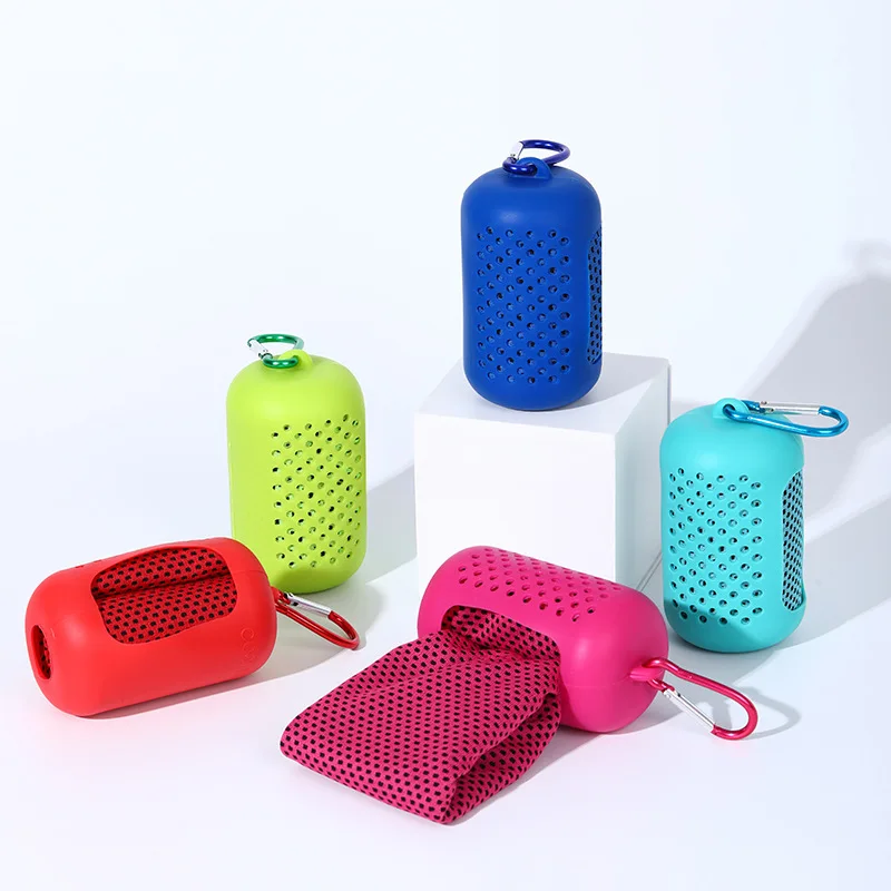 Круглое быстросохнущее полотенце из полиэстера, 30 Х80 см | AliExpress