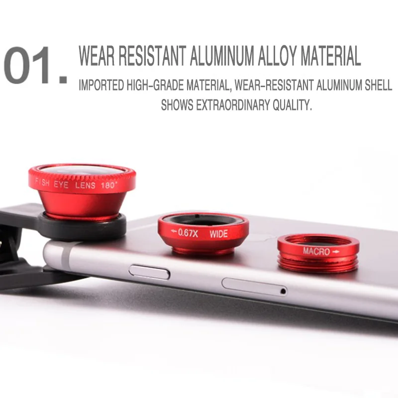 Phone Fish Eye Lens 0.67x Wide Angle Zoom With Clip lens Camera Kits For iPhone Huawei Xiaomi Fisheye Universal Smartphone |