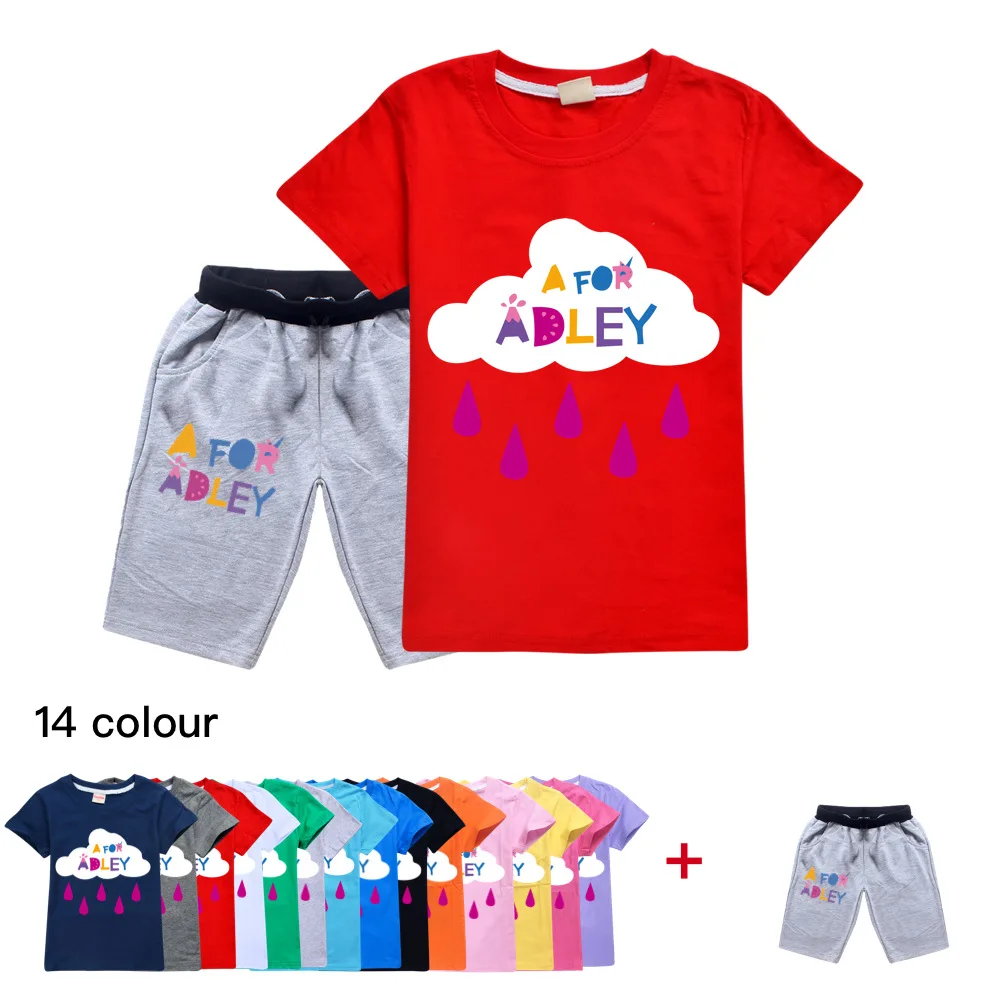 

Костюм детский летний из футболки с коротким рукавом и шортов